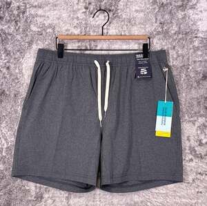 New Fair Harbor The One Shorts XL Mens Draw String Waist Lined Hybrid